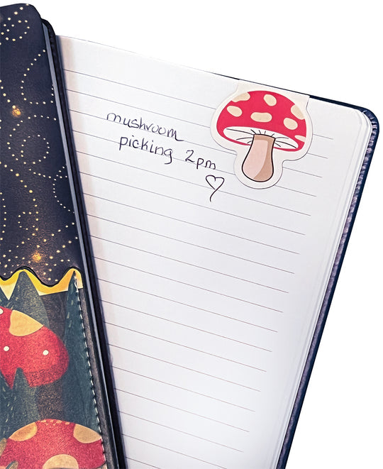 Mushroom Garden Pocket Journal W/ Pen