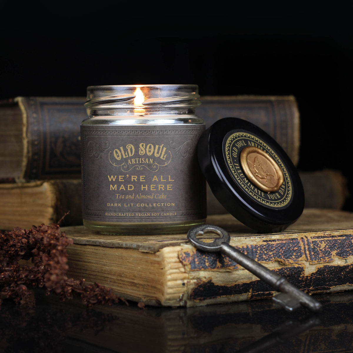 We're All Mad Here 4 oz Soy Candle