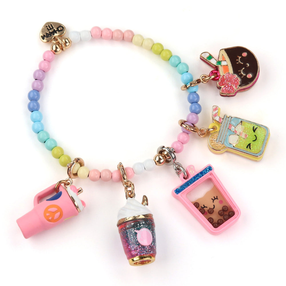 Gold Glitter Lemonade Charm