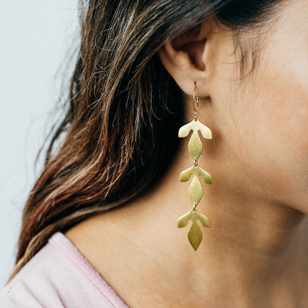 Leafy Vine Earrings