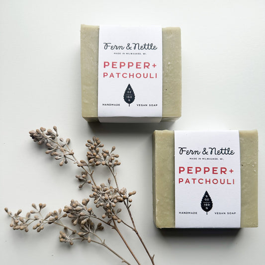 Fern & Nettle Pepper + Patchouli Soap