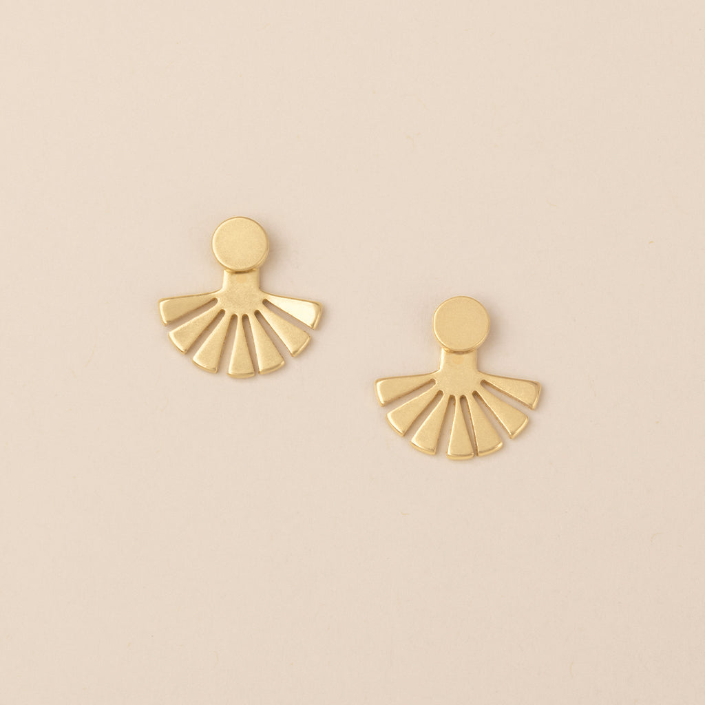 Sunburst Ear Jacket Earrings