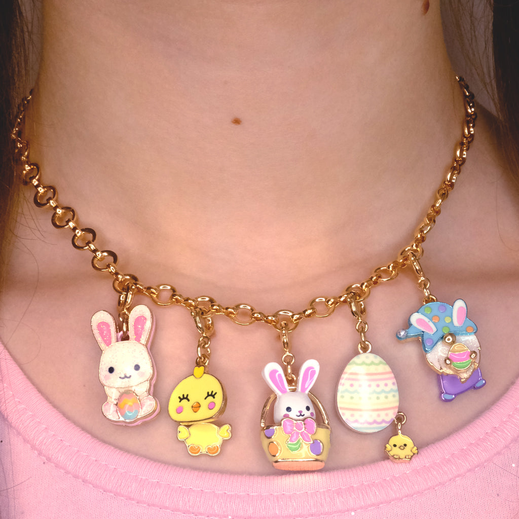 Charm It Gold Chain Choker Necklace