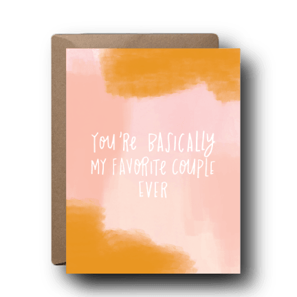 Favorite Couple Wedding Card
