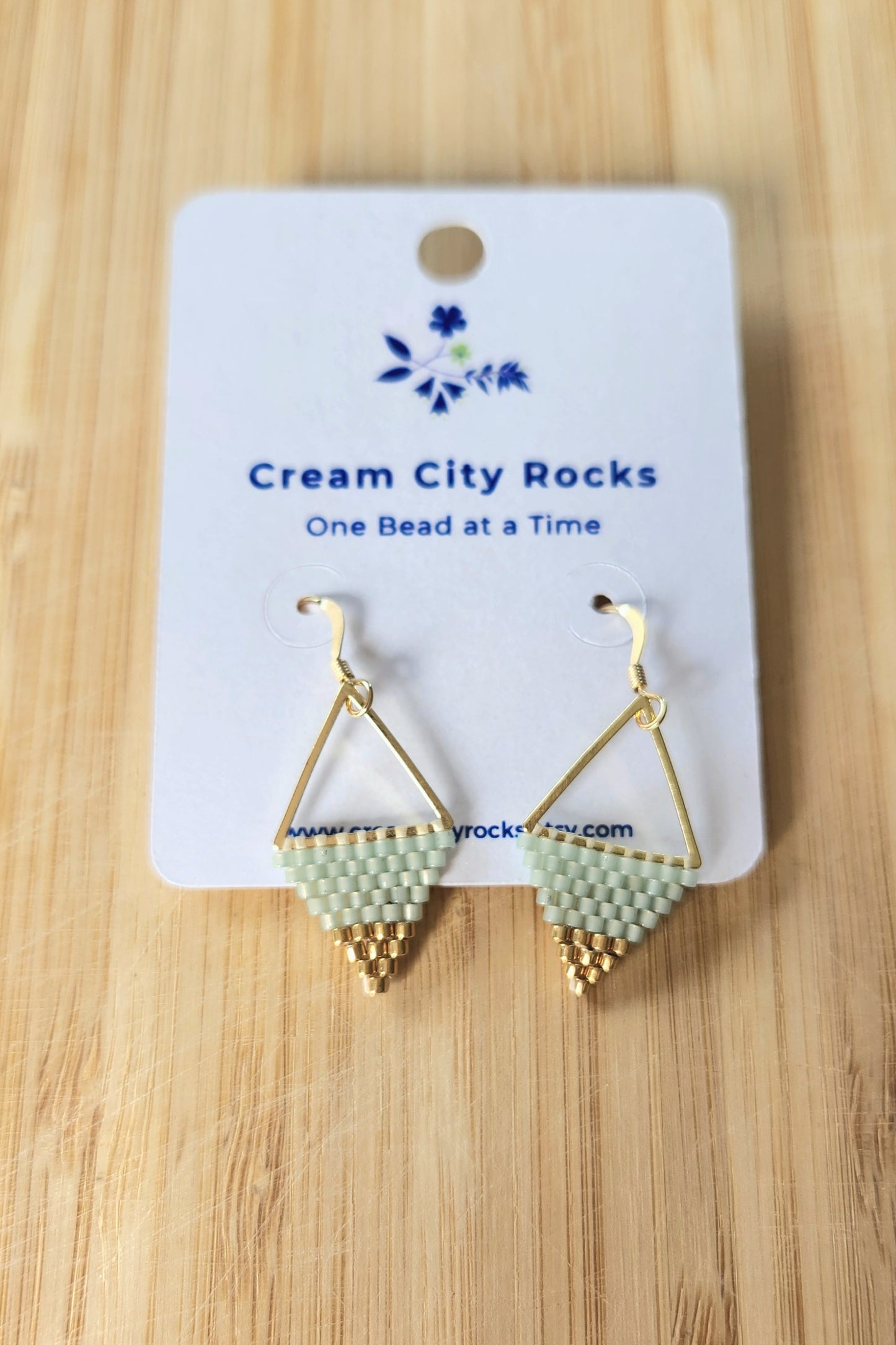 Fennel Beaded Earrings