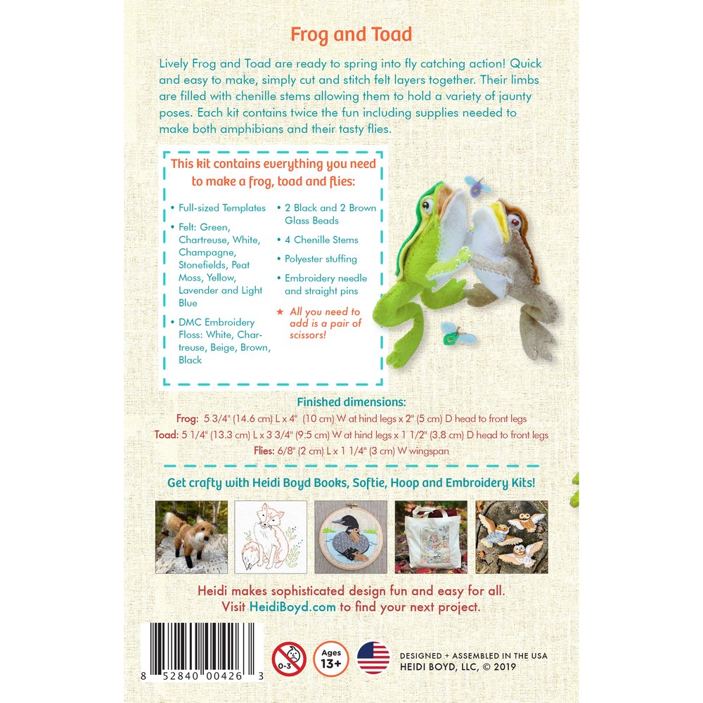 Whimsy Kit - Frog and Toad