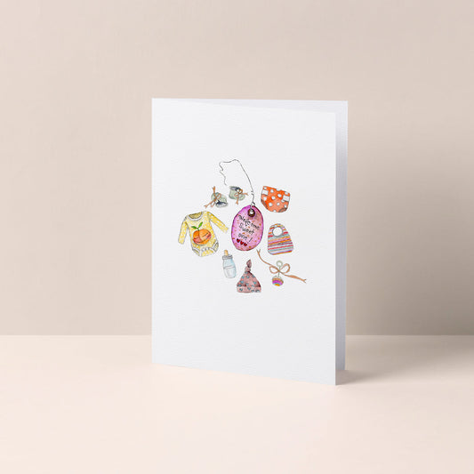 The Sweetest Things Card -- Welcome Sweet One!