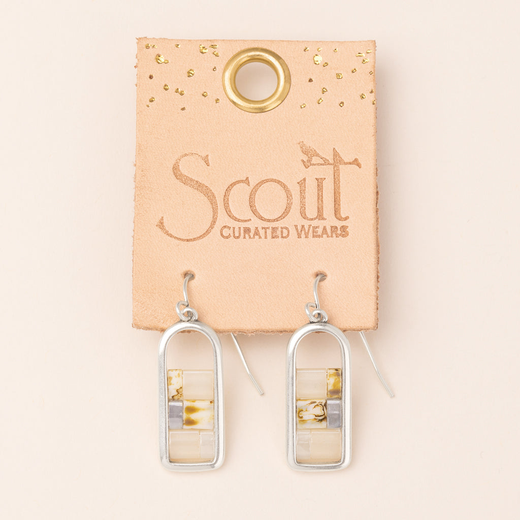 Good Karma Miyuki Frame Earring