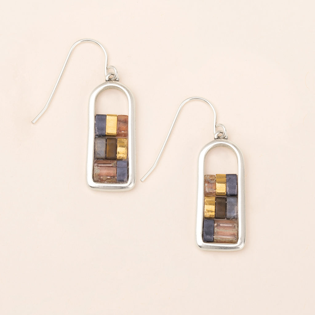 Good Karma Miyuki Frame Earring