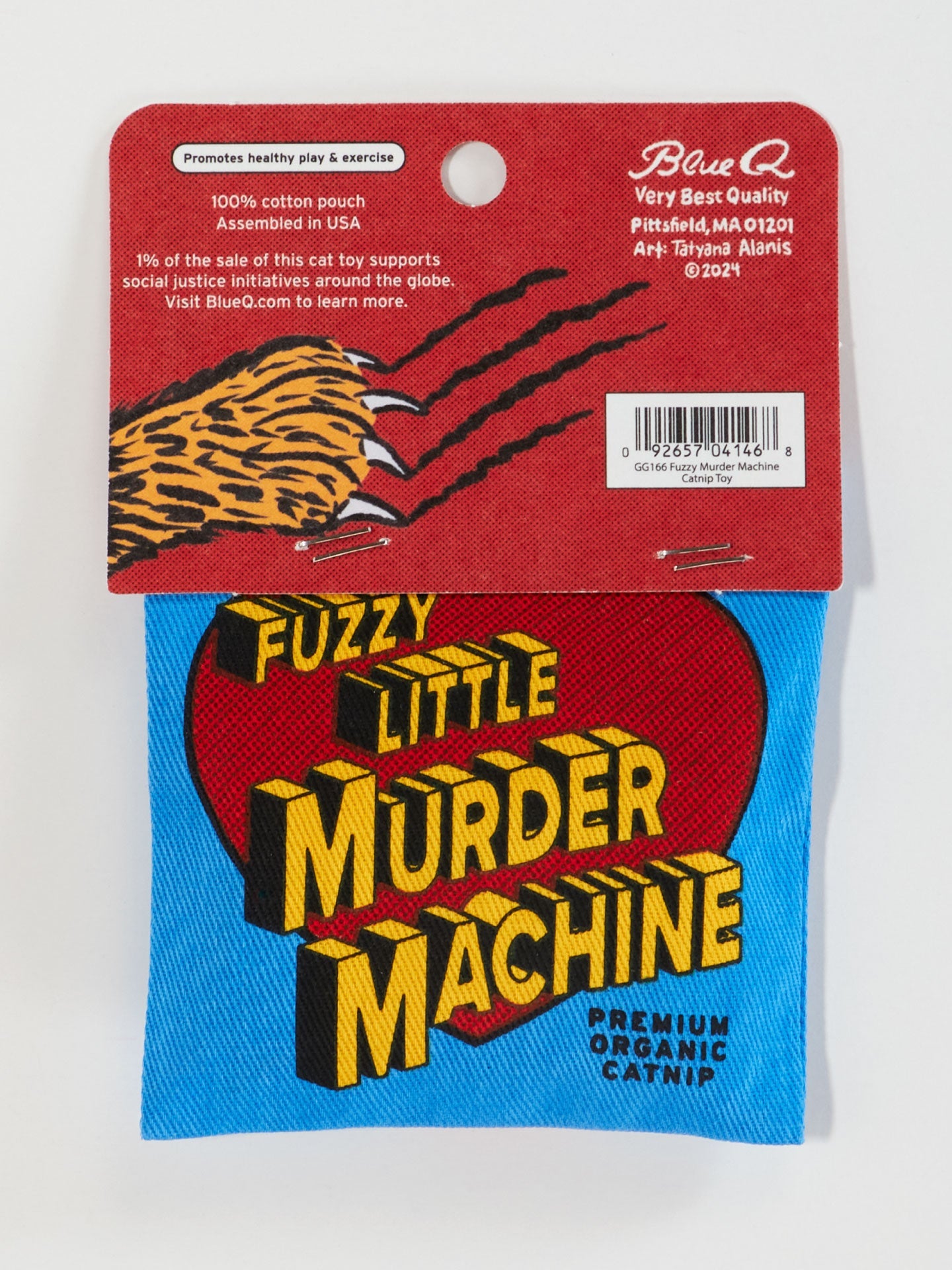 Fuzzy Murder Machine Catnip Toy