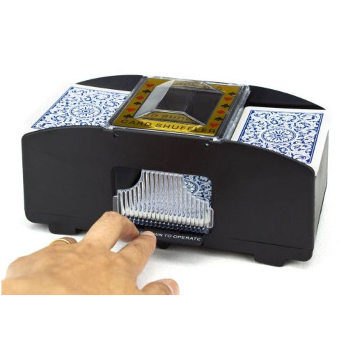 Two Deck Automatic Card Shuffler