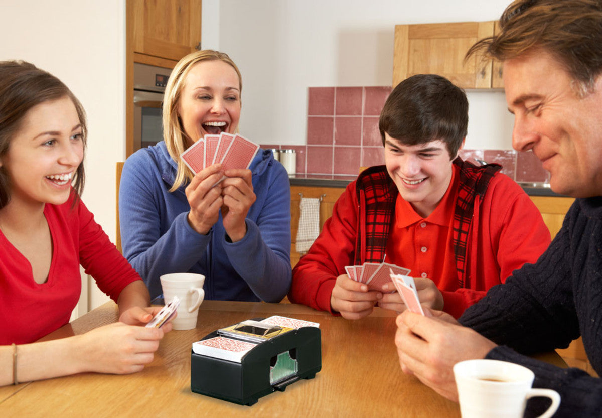 Two Deck Automatic Card Shuffler