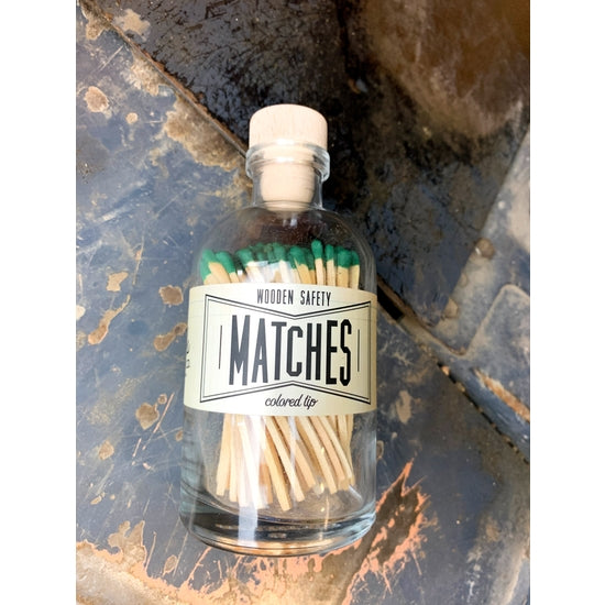 Green Vintage Apothecary Matches