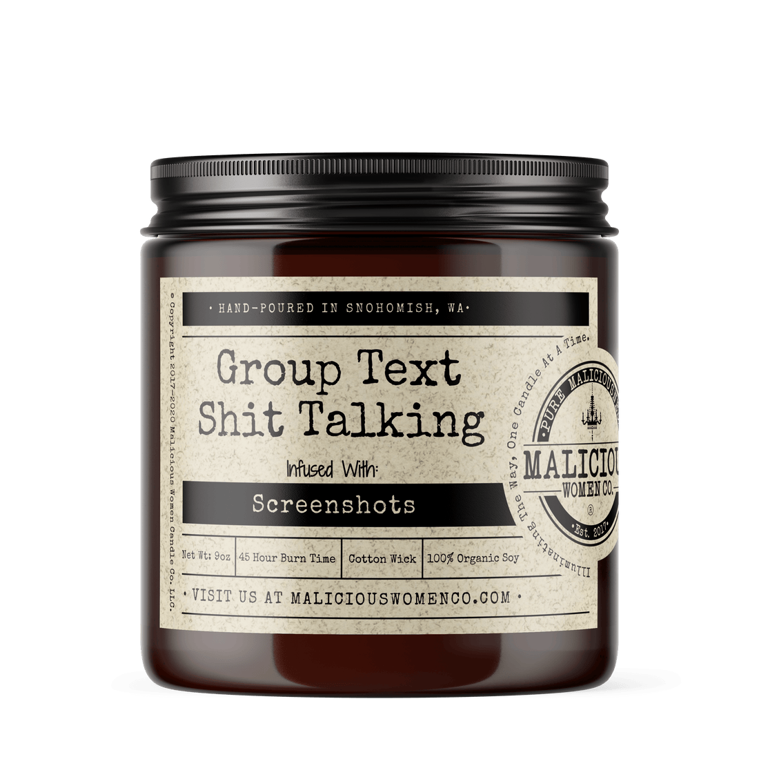 Group Text Shit Talking Candle