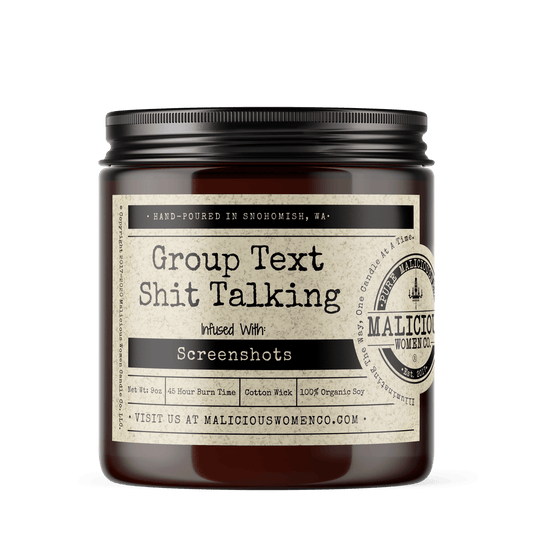 Group Text Shit Talking Candle