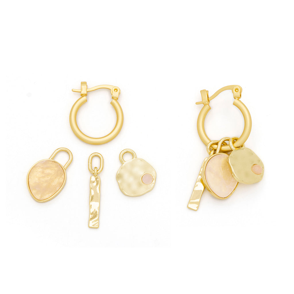 Interchangeable Charm Earring