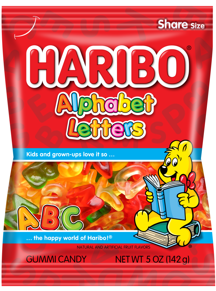 Haribo Alphabet Letters