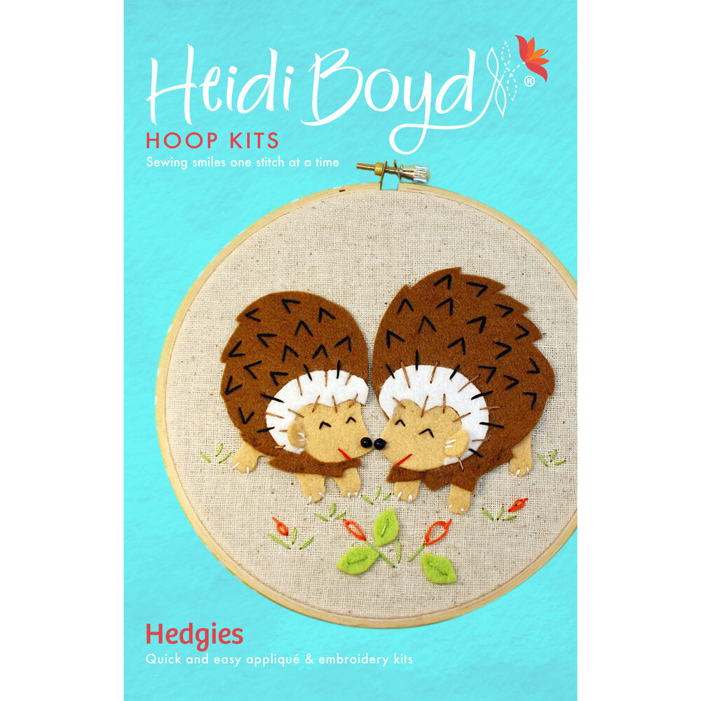 Whimsy Stitches Hoop Kit - Hedgies