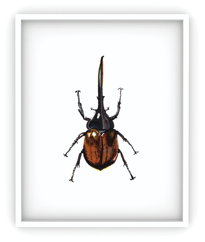 Hercules Beetle Art Print