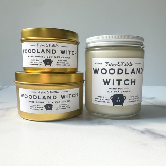 Fern & Nettle Woodland Witch Candle