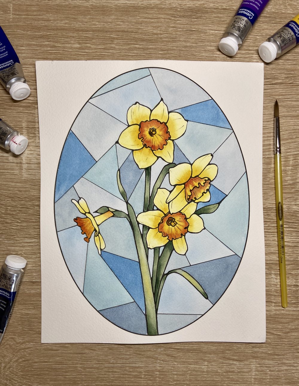 Watercolor Kit - Stained Glass Florals