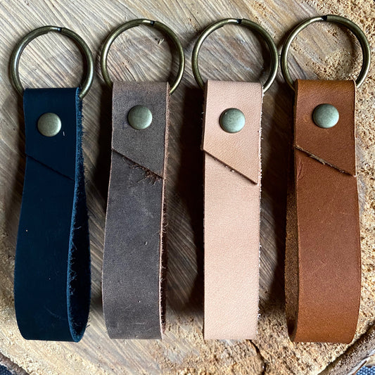 Leather Loop Keychain