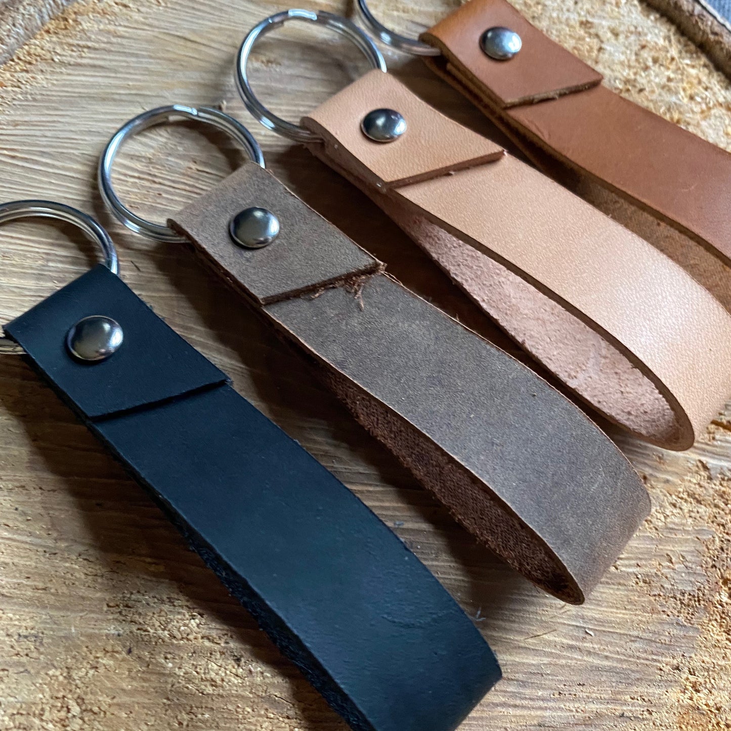 Leather Loop Keychain