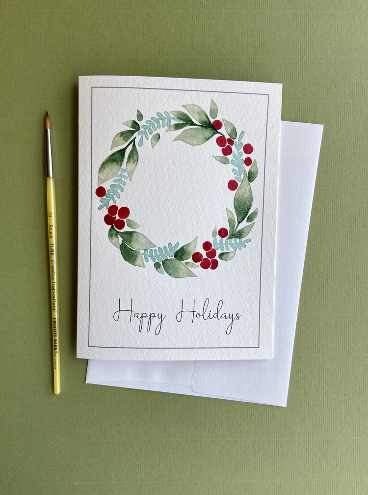 Watercolor Kit - Holiday Greeting Cards