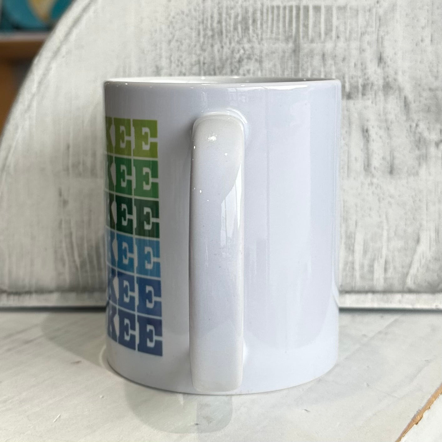 Milwaukee Ceramic Mug - Supergraphics Name Drop