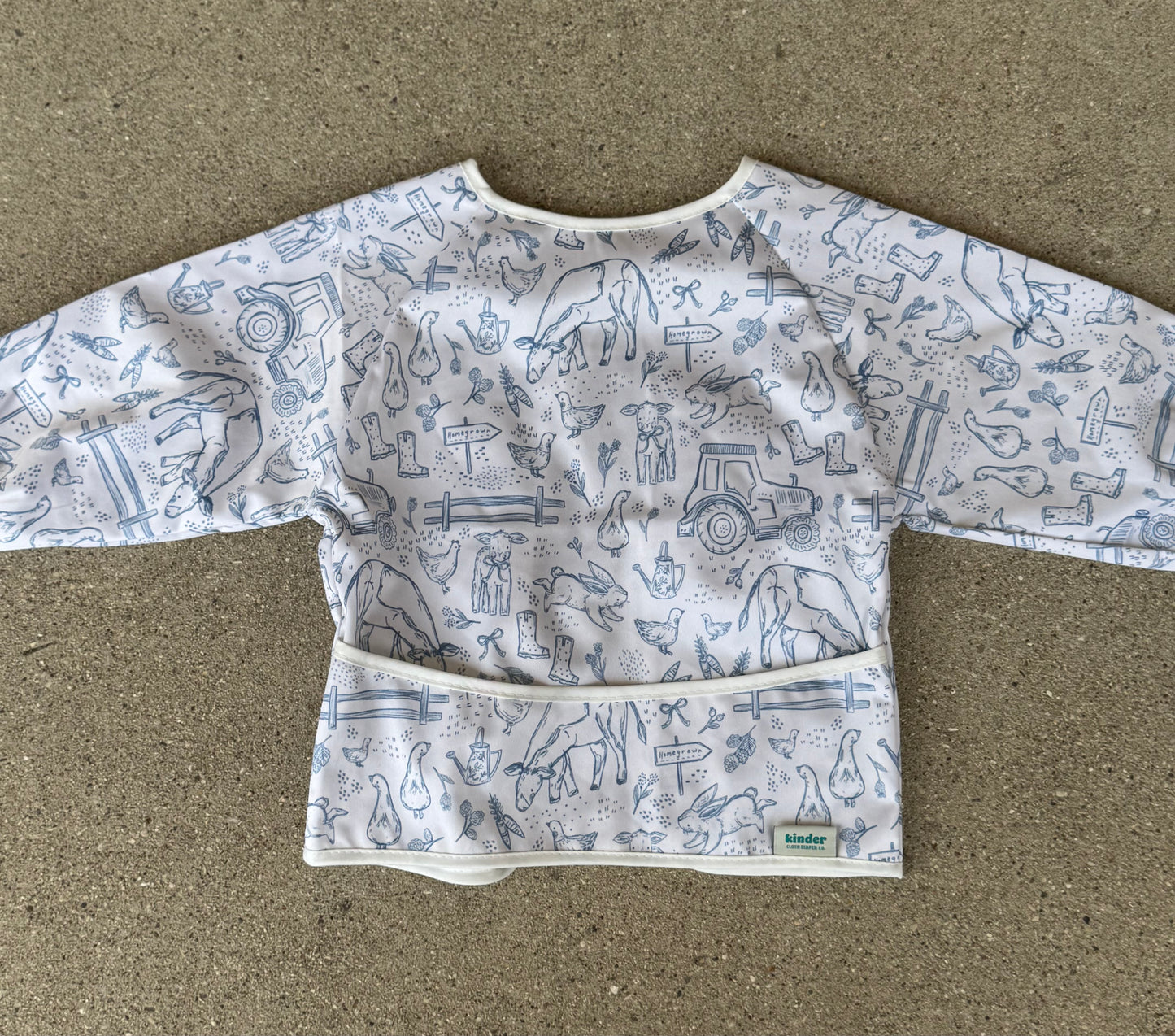 Mess Catcher Toddler Bib/Smock