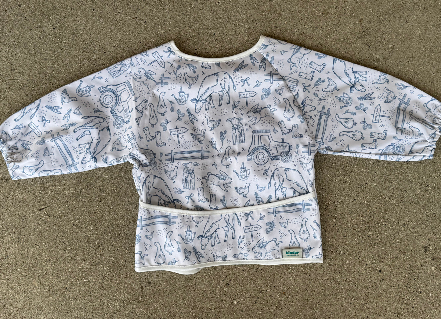 Mess Catcher Toddler Bib/Smock