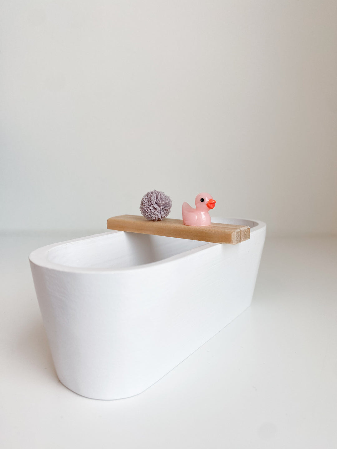 Dollhouse Tub Bar + Loofah + Duck