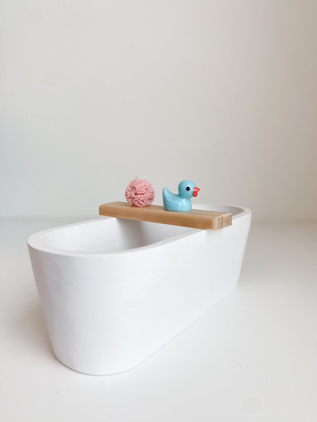 Dollhouse Tub Bar + Loofah + Duck
