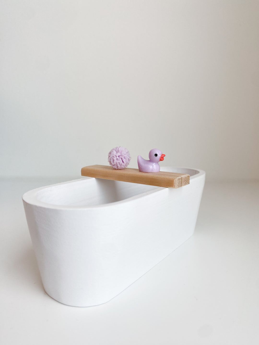 Dollhouse Tub Bar + Loofah + Duck