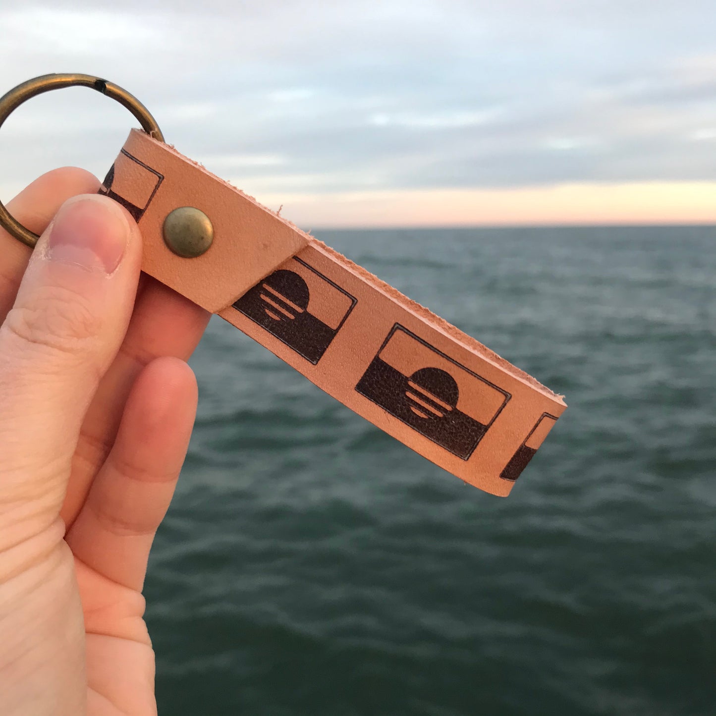 Leather Loop Keychain