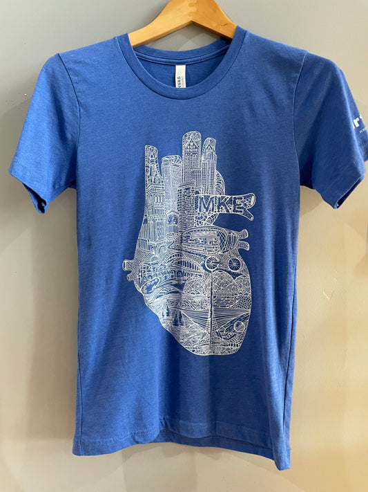 Heart Of Milwaukee Unisex T-shirt