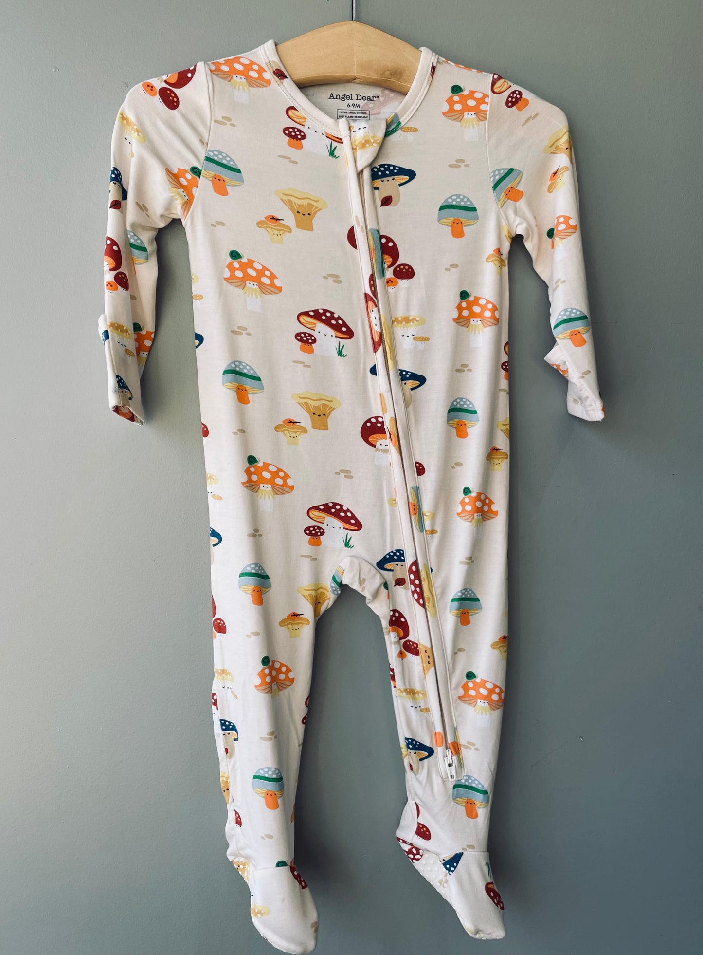 2-Way Bamboo Zipper Footie Pajamas