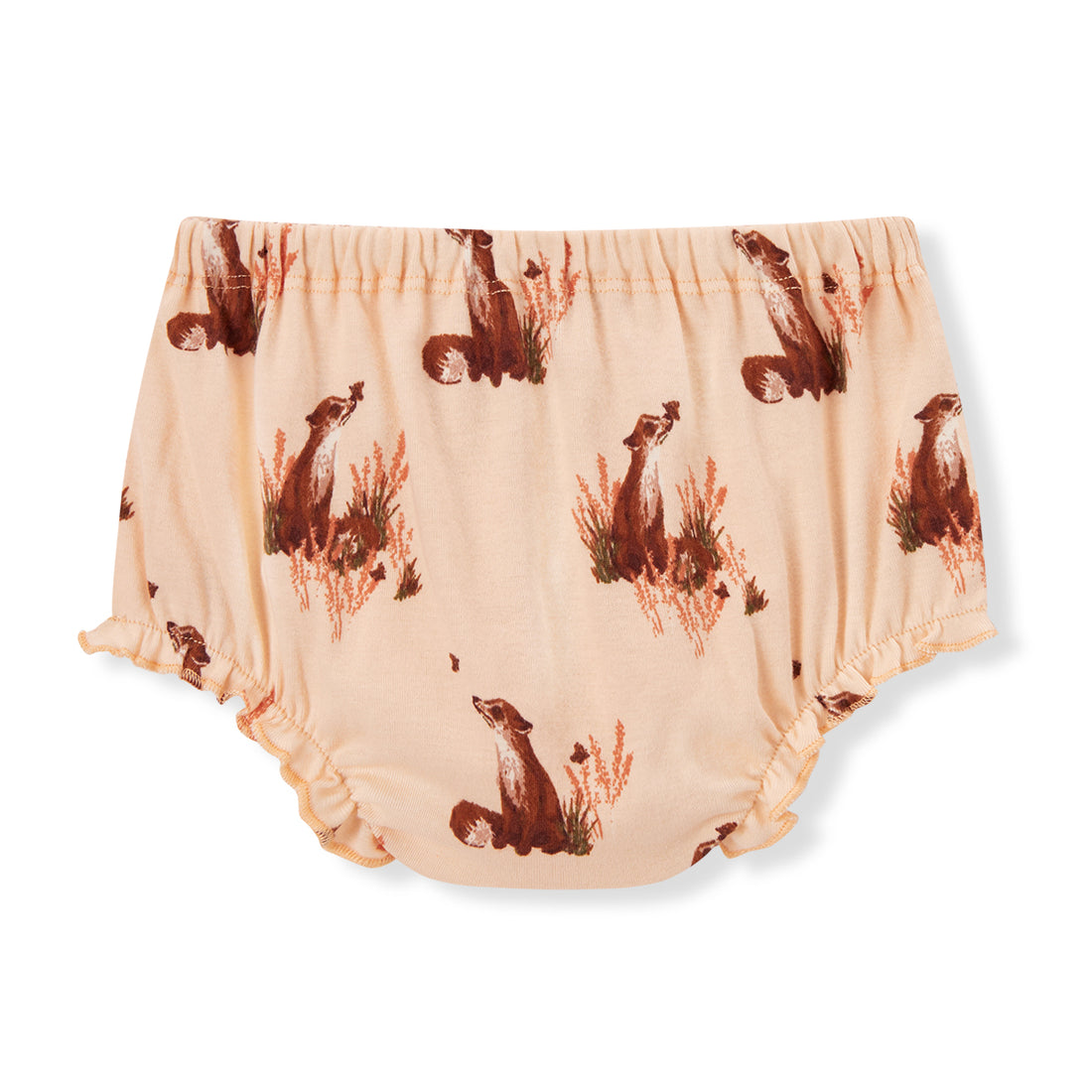 Floral Fox Organic Cotton Dress & Bloomer Set