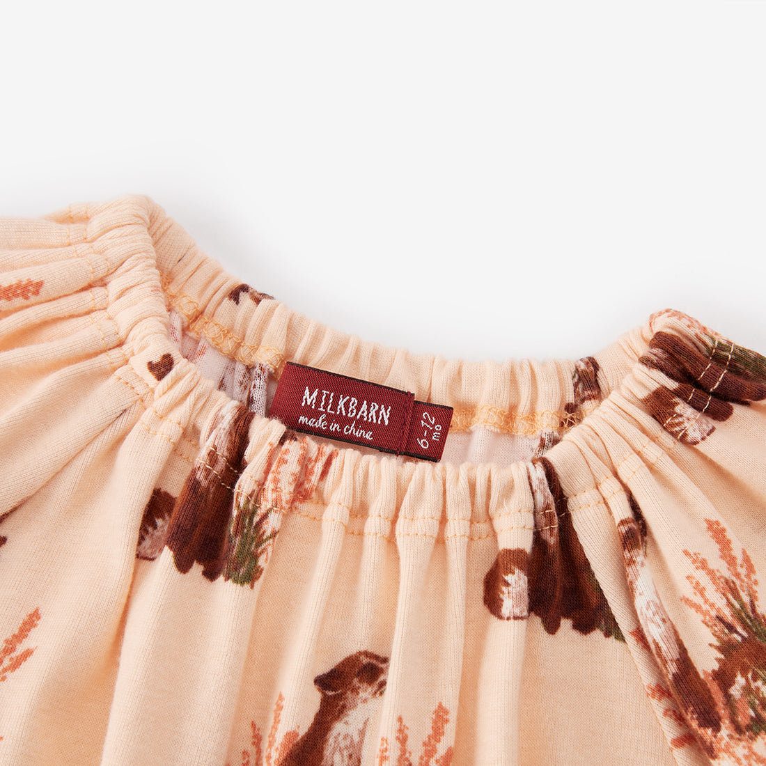 Floral Fox Organic Cotton Dress & Bloomer Set