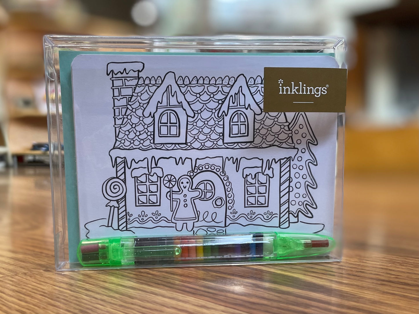 Kids Holiday Color-In Postcard Box of 12