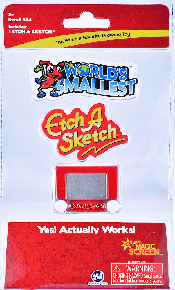 World's Smallest Etch a Sketch