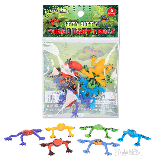 Itty Bitty Dart Frogs - Bag of 6