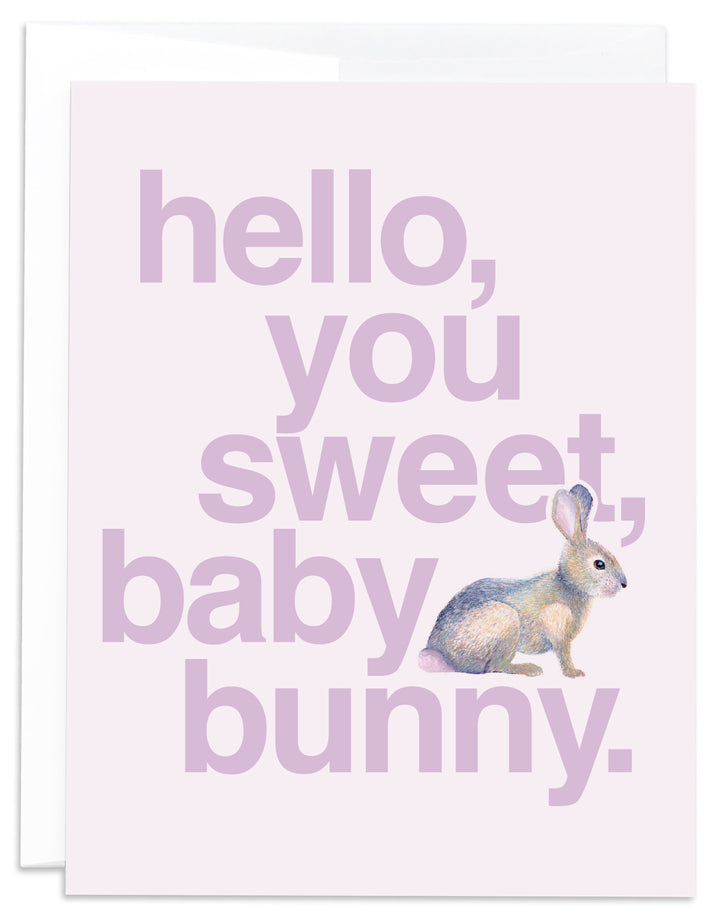 Sweet Baby Bunny Greeting Card