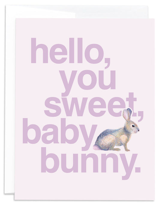 Sweet Baby Bunny Greeting Card