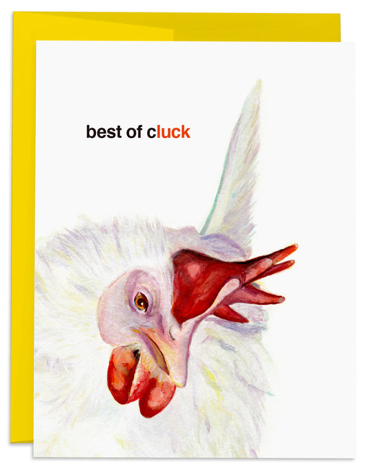 Chicken Best Of Cluck Card