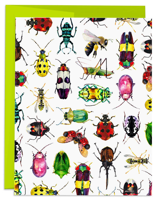 Insects Greeting Card