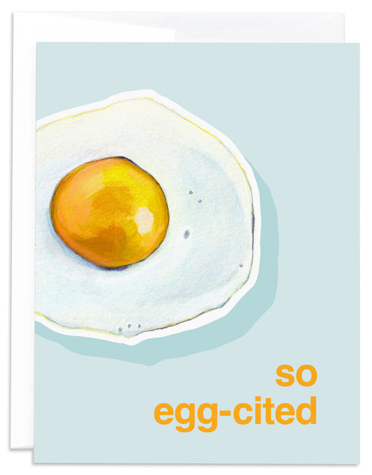 So Egg-Cited Card