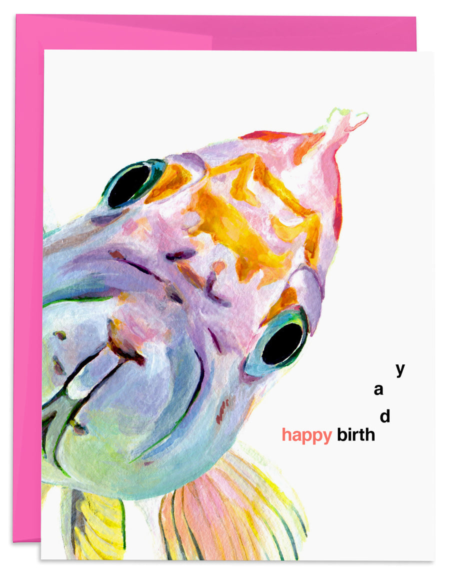 Fish Birthday Card