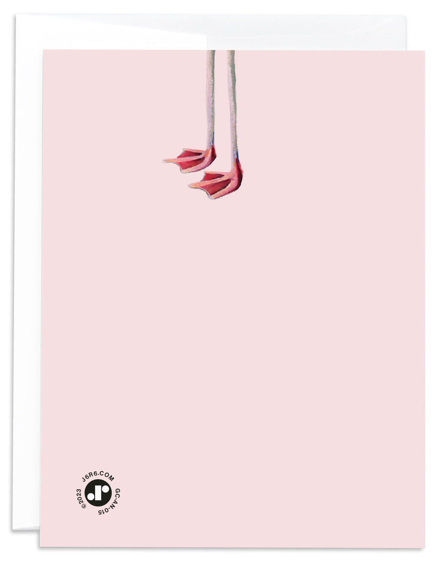 Flamingo You're Lovely Card