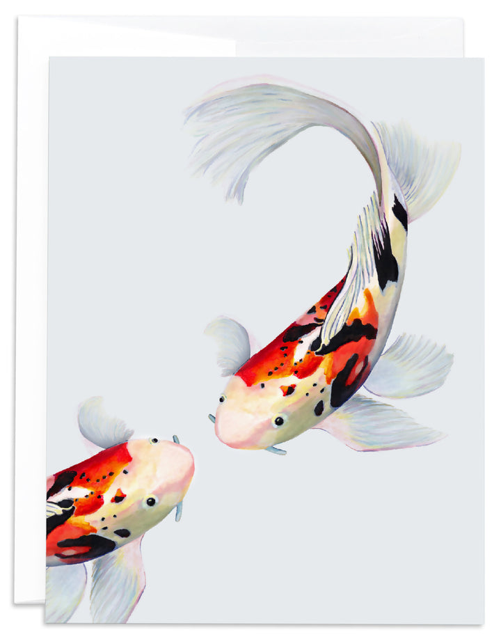 Koi Greeting Card